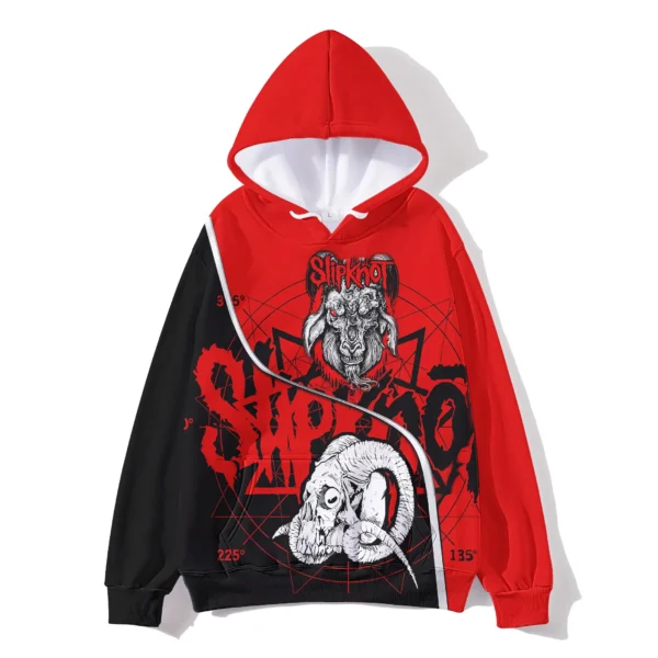 Slipknot Hoodie Red and Black