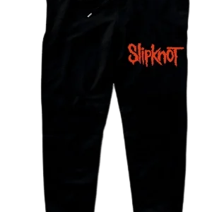Slipknot Merch Pajama Pants Black